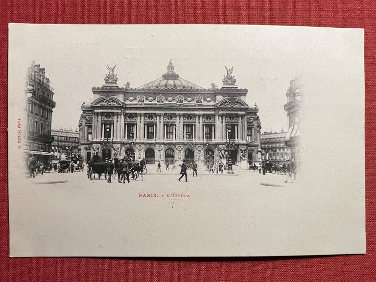 Cartolina - Francia - Paris - L'Opera - 1900 ca.