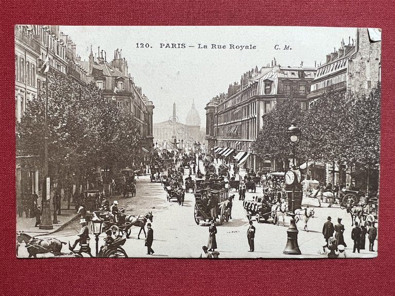 Cartolina - Francia - Paris - La Rue Royale - …