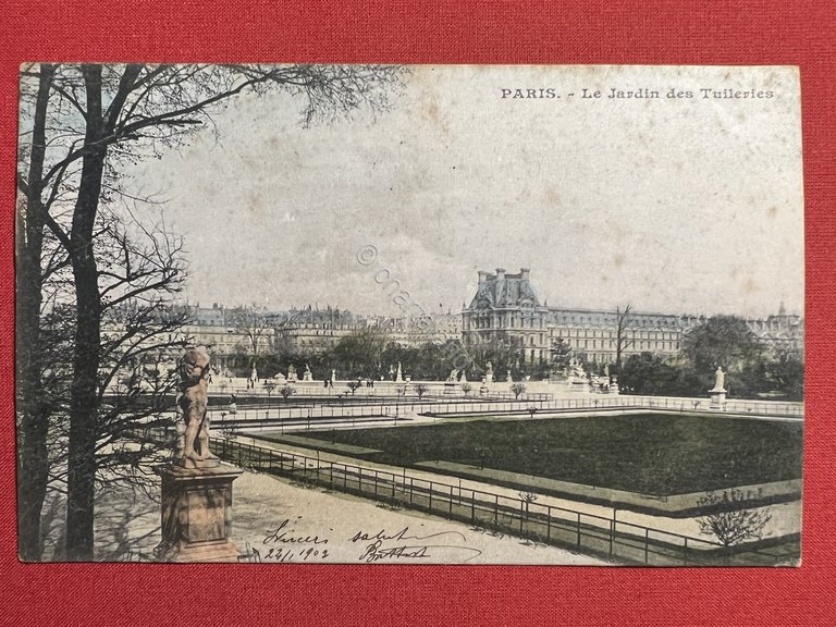 Cartolina - Francia - Paris - Le Jardin des Tuileries …