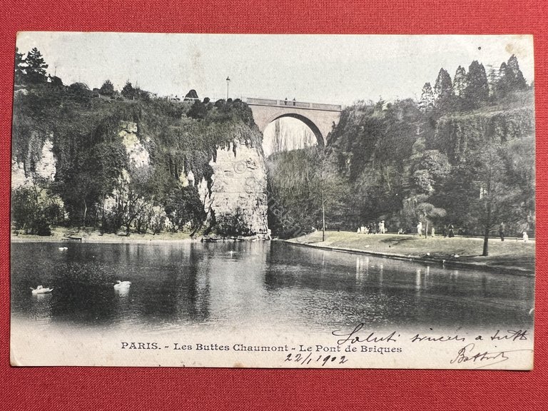 Cartolina - Francia - Paris - Les Buttes Chaumont - …