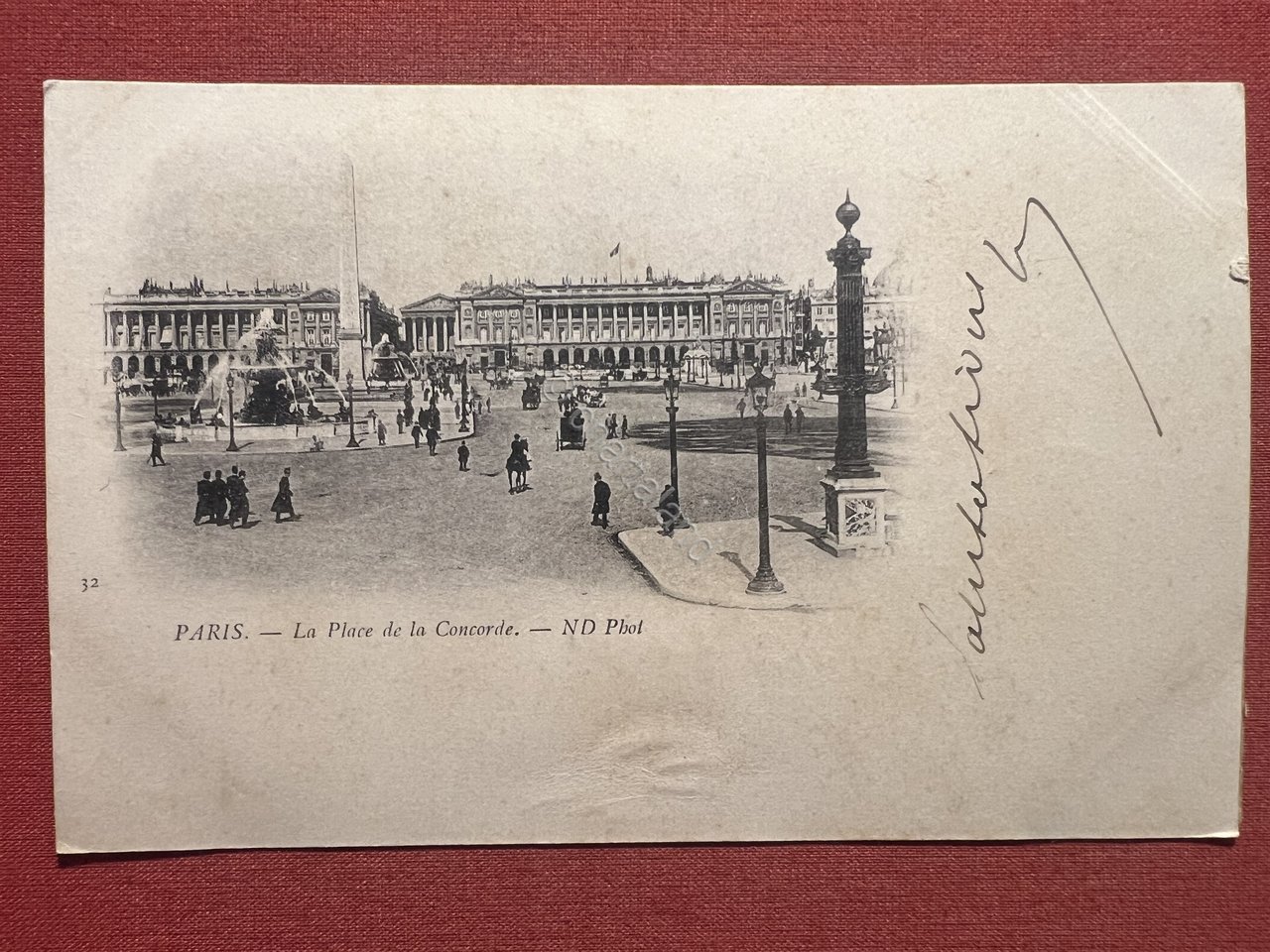 Cartolina - Francia - Paris - Place de la Concorde …