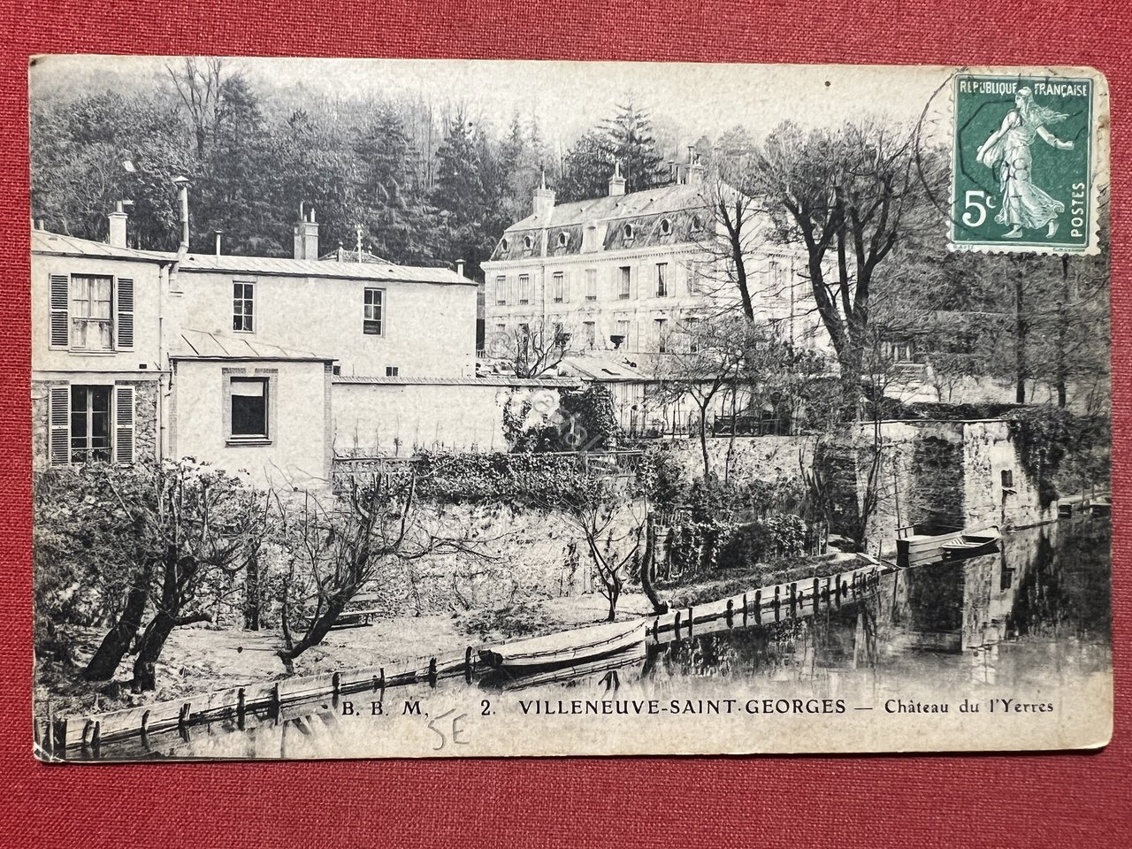 Cartolina - Francia - Villeneuve-Saint-Georges - Chateau du l'Yerres - …