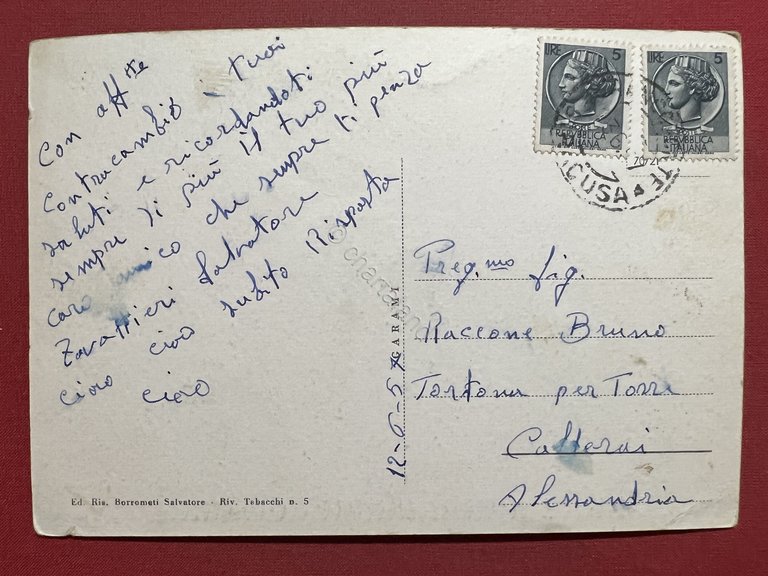 Cartolina - Francofonte ( Siracusa ) - Piazza Dante ed … | Immagine Gallery 4