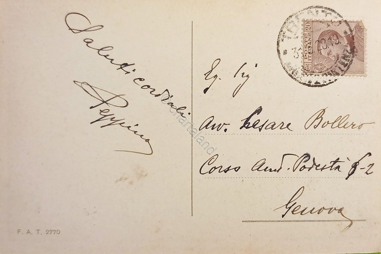 Cartolina - Funivia Trento - Sardagna - 1928