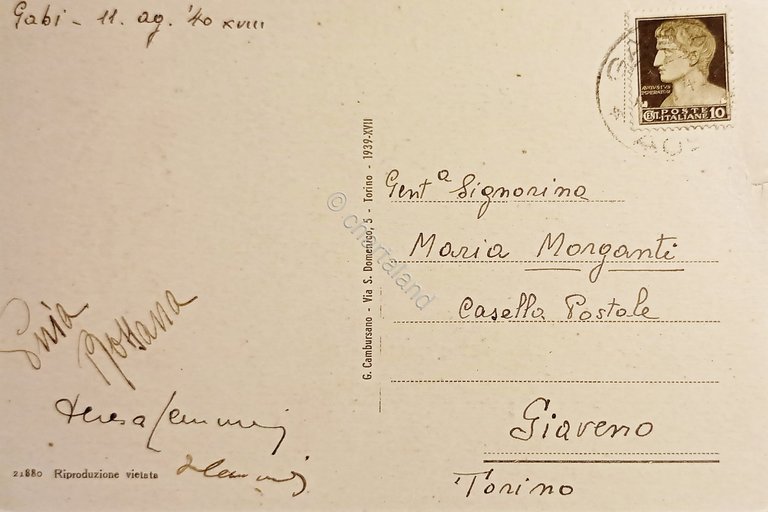 Cartolina - Gaby ( Valle Gressoney ) - Panorama - …