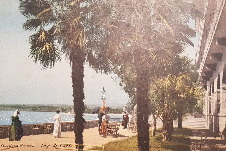 Cartolina - Gardone Riviera - Lago di Garda - 1915