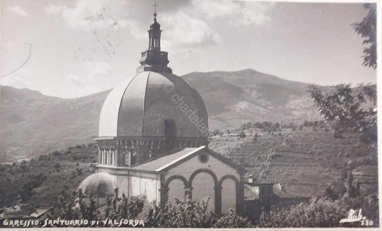 Cartolina - Garessio - Santuario di Valsorda - 1927