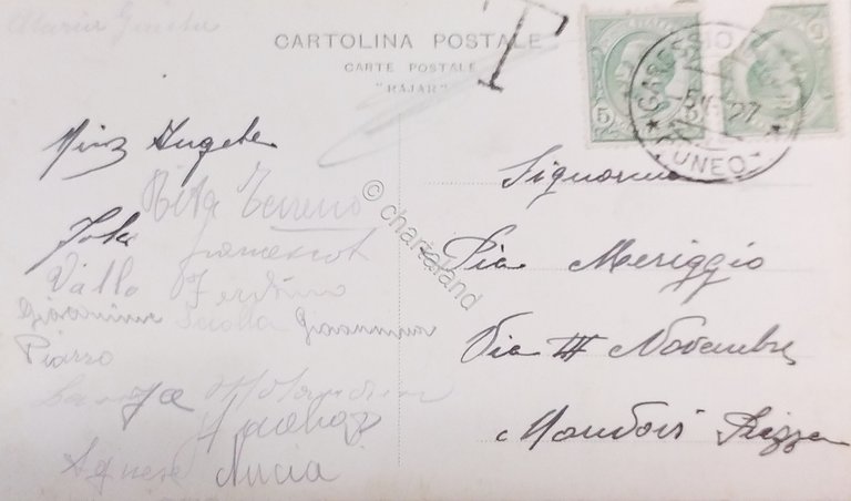 Cartolina - Garessio - Santuario di Valsorda - 1927