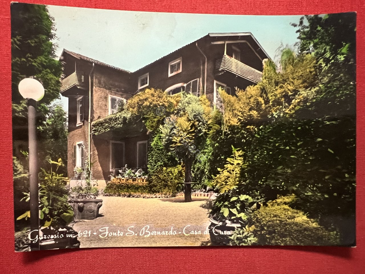 Cartolina - Garessio ( Cuneo ) - Fonte S. Bernardo …