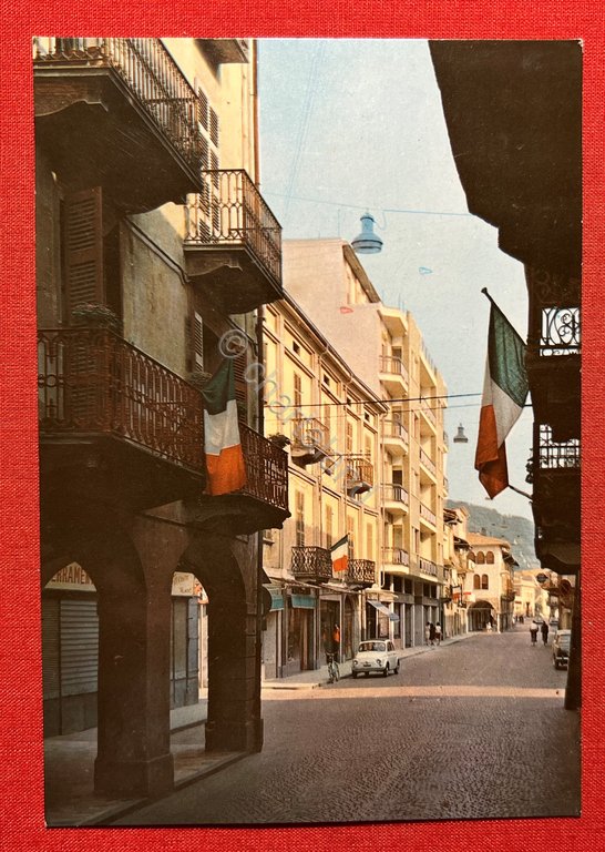 Cartolina - Gattinara ( Vercelli ) - Corso Valsesia - …