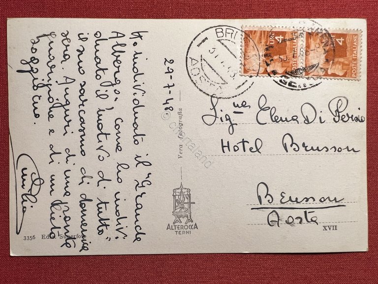 Cartolina - Genova - Flotta nel Porto - Tramonto - …