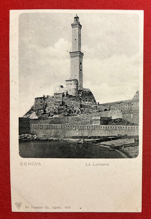Cartolina - Genova - La Lanterna - 1910 ca.