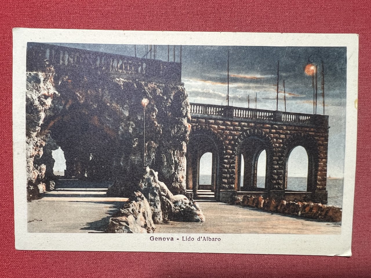 Cartolina - Genova - Lido d'Albaro - 1926 | Immagine principale