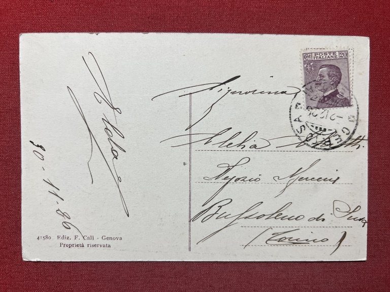 Cartolina - Genova - Lido d'Albaro - 1926 | Immagine Gallery 2