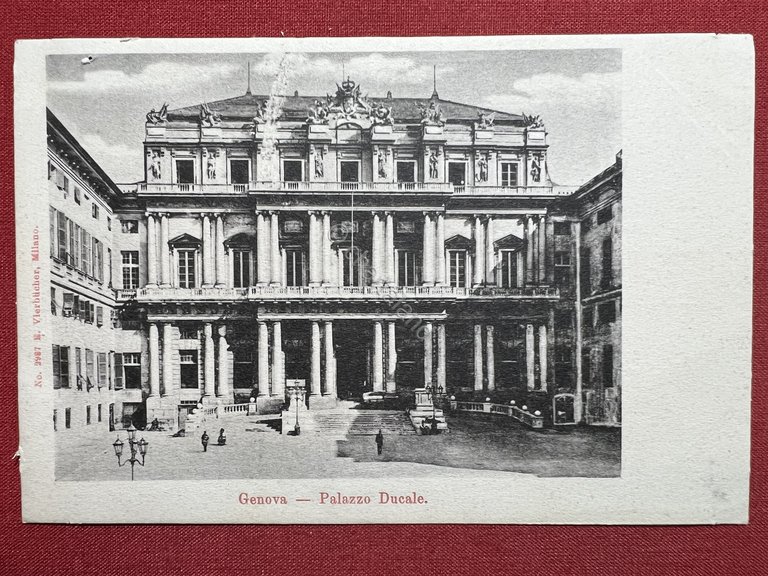 Cartolina - Genova - Palazzo Ducale - 1910 ca.