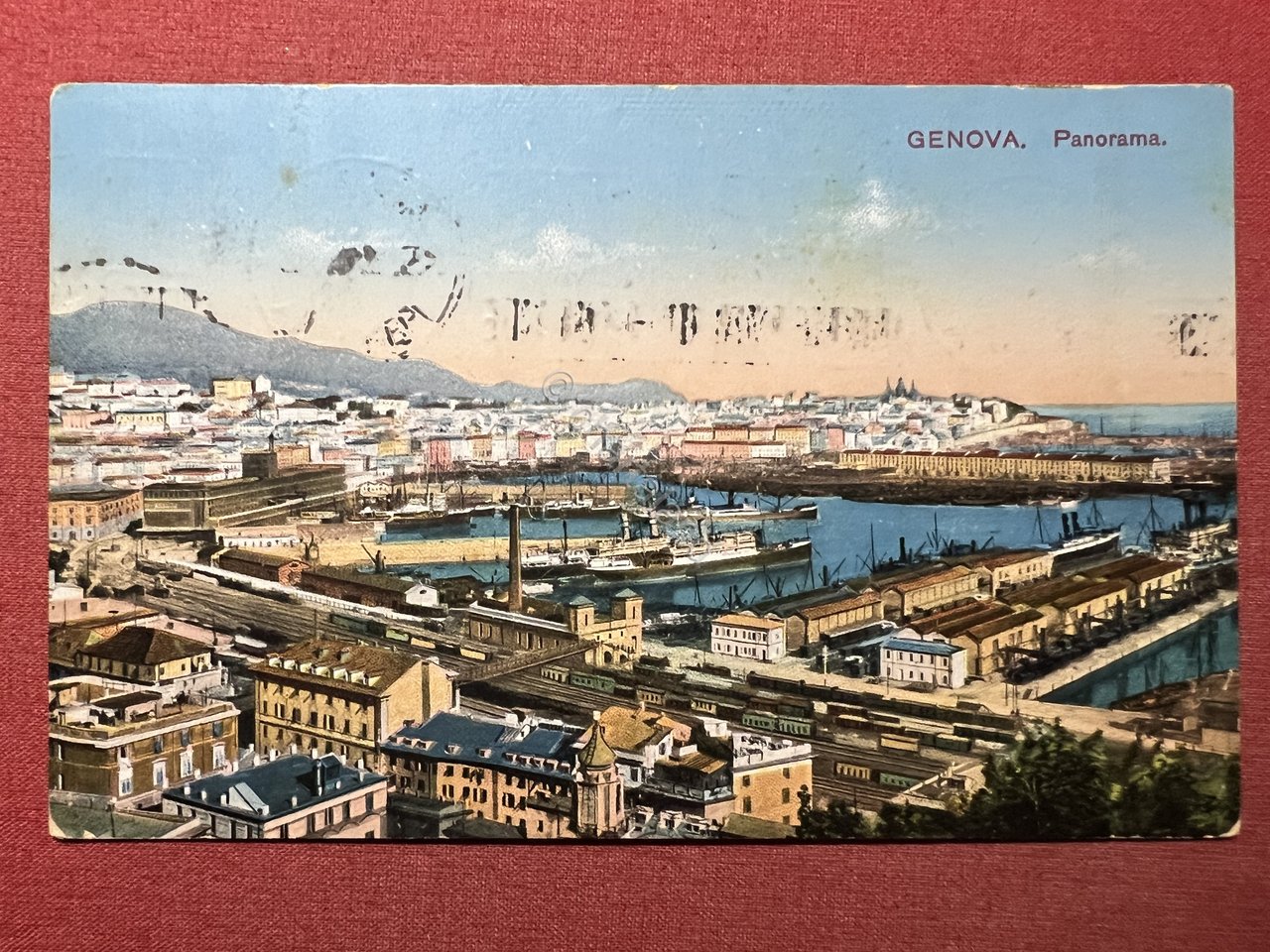 Cartolina - Genova - Panorama - 1914 | Immagine principale