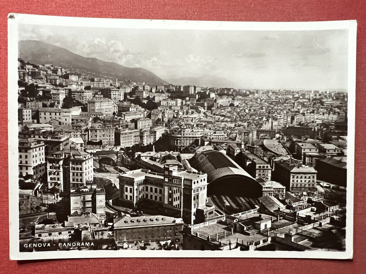 Cartolina - Genova - Panorama - 1942 ca.