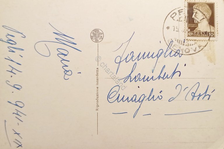 Cartolina - Genova - Pegli - Panorama dalla Villa Pallavicini …