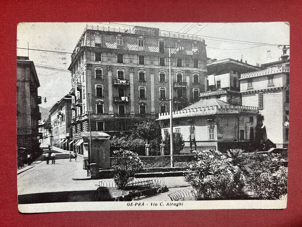 Cartolina - Genova - Prà - Via C. Airaghi - …