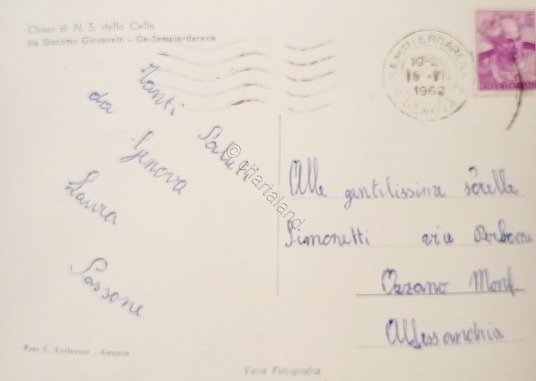 Cartolina - Genova - Sampierdarena - Chiesa di N. S. …