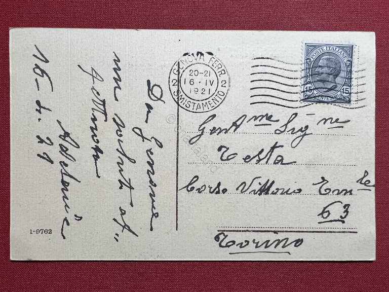 Cartolina - Genova - Via XX Settembre - Palazzo della …