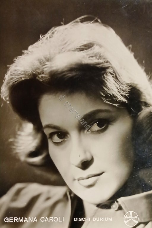 Cartolina - Germana Caroli - Cantante - 1960 ca.