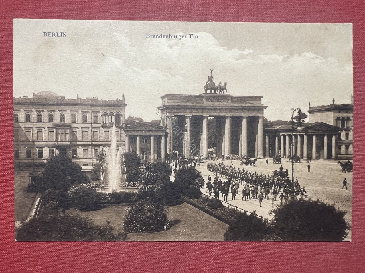 Cartolina - Germania - Berlin - Brandenburger Tor - 1930 … | Immagine principale
