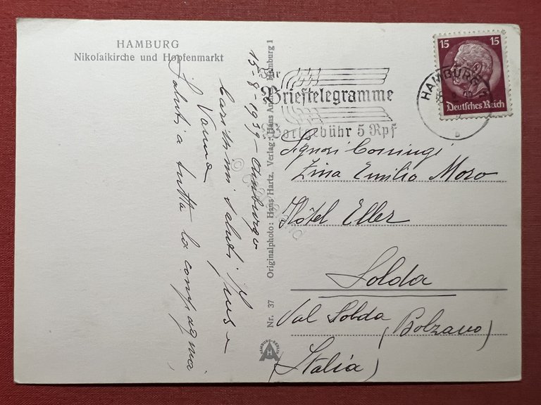 Cartolina - Germania - Hamburg - Nikolaikirche und Hopfenmarkt - … | Immagine Gallery 2