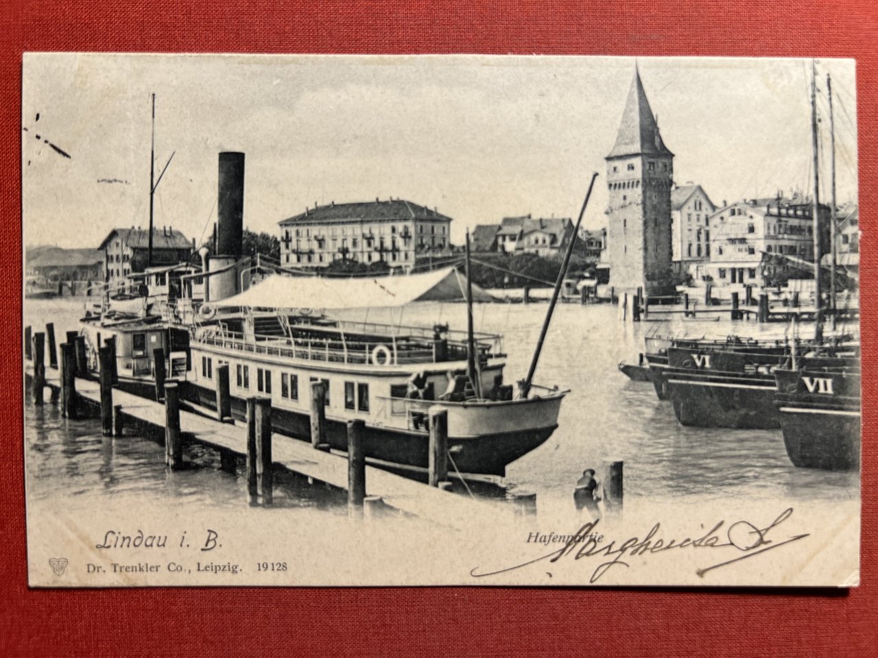 Cartolina - Germania - Lindau i. B. - Hafenpartie - …