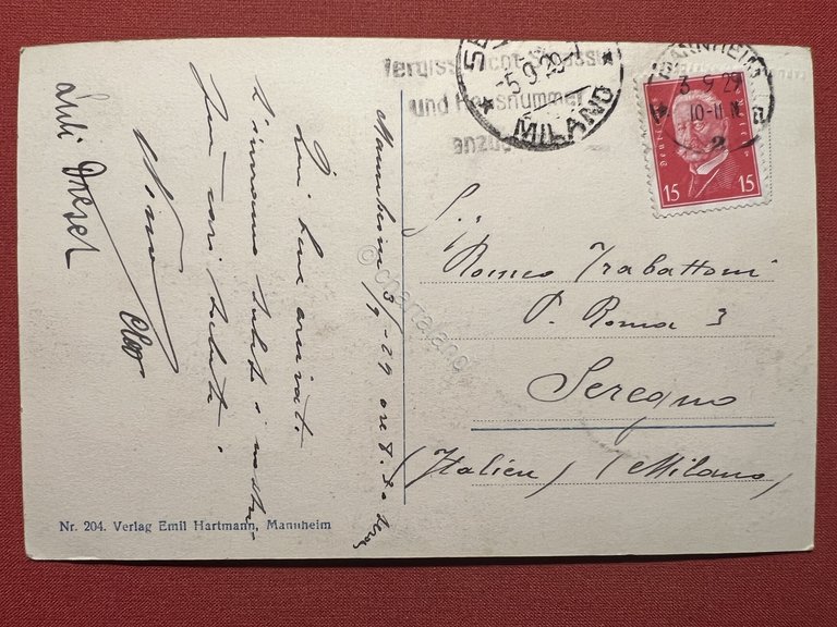 Cartolina - Germania - Mannheim - Planken - 1929