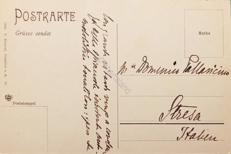 Cartolina - Germania - Schloss - Bad Homburg - 1910 …