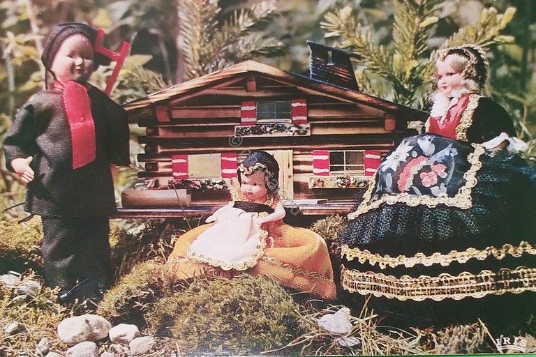 Cartolina - Giocattoli d'epoca - Au Beau pays de Savoie …