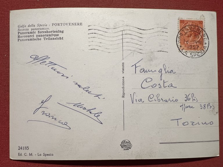 Cartolina - Golfo della Spezia - Portovenere - Scorcio Panoramico …