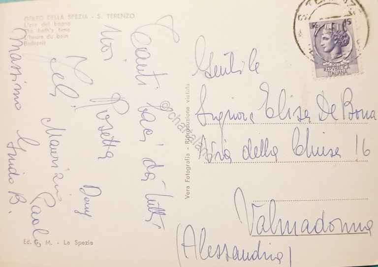 Cartolina - Golfo di La Spezia - S. Terenzo - …