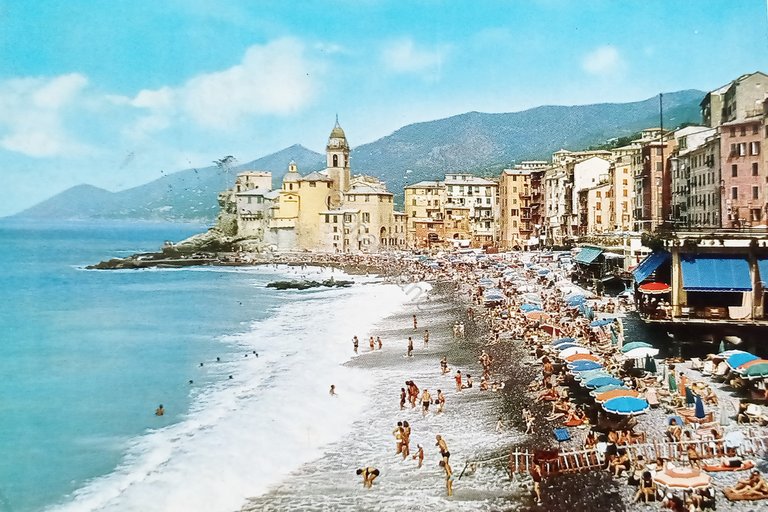 Cartolina - Golfo Paradiso - Camogli - La Spiaggia - …