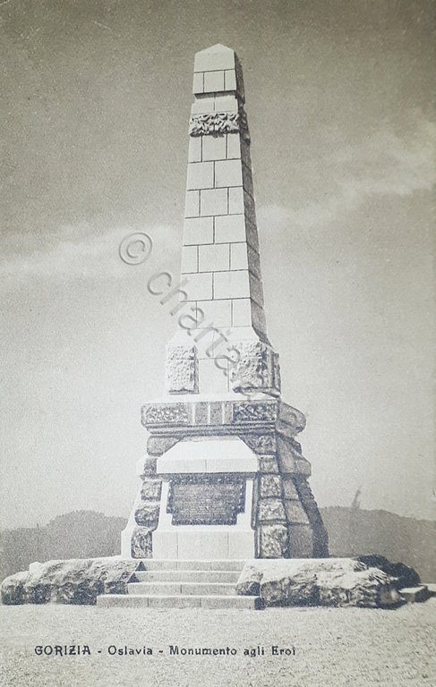 Cartolina - Gorizia - Oslavia - Monumento agli Eroi - …