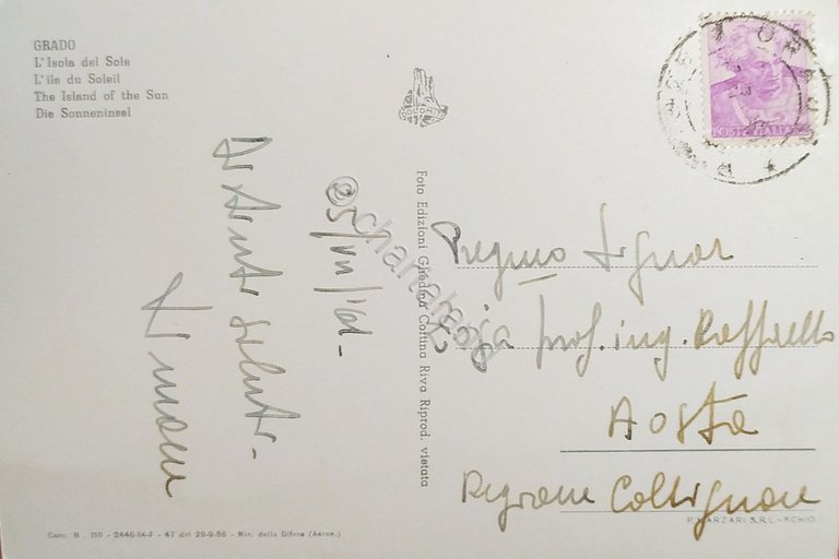 Cartolina - Grado - L'Isola del Sole - 1961 | Immagine Gallery 4