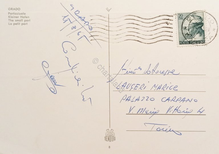 Cartolina - Grado - Porticciolo - 1965
