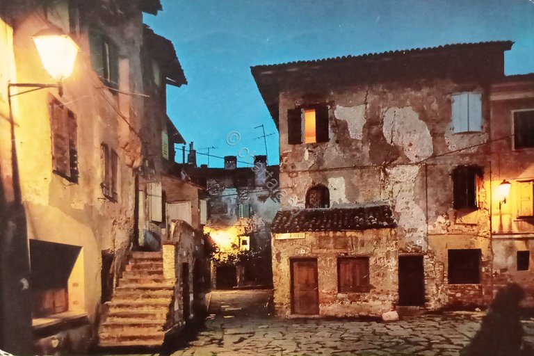 Cartolina - Grado - Savial di notte - 1973