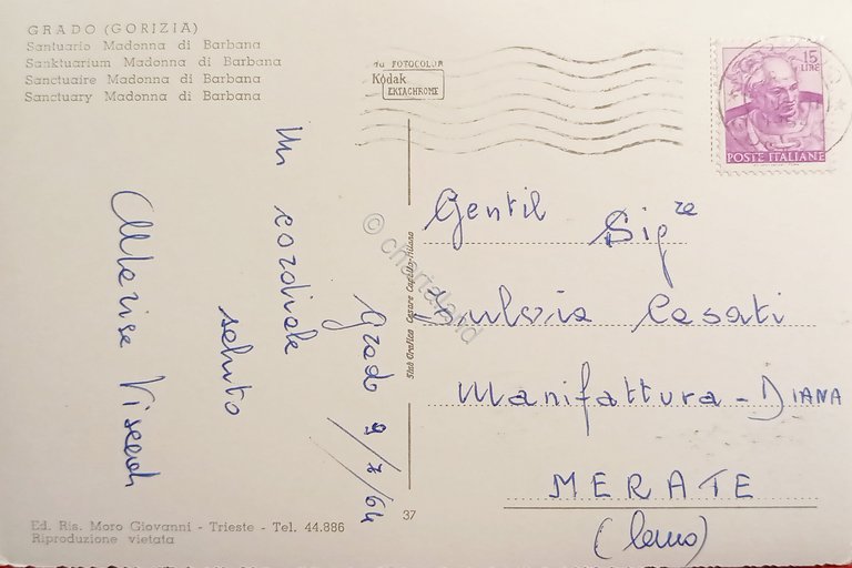 Cartolina - Grado ( Gorizia ) - Santuario Madonna di … | Immagine Gallery 4