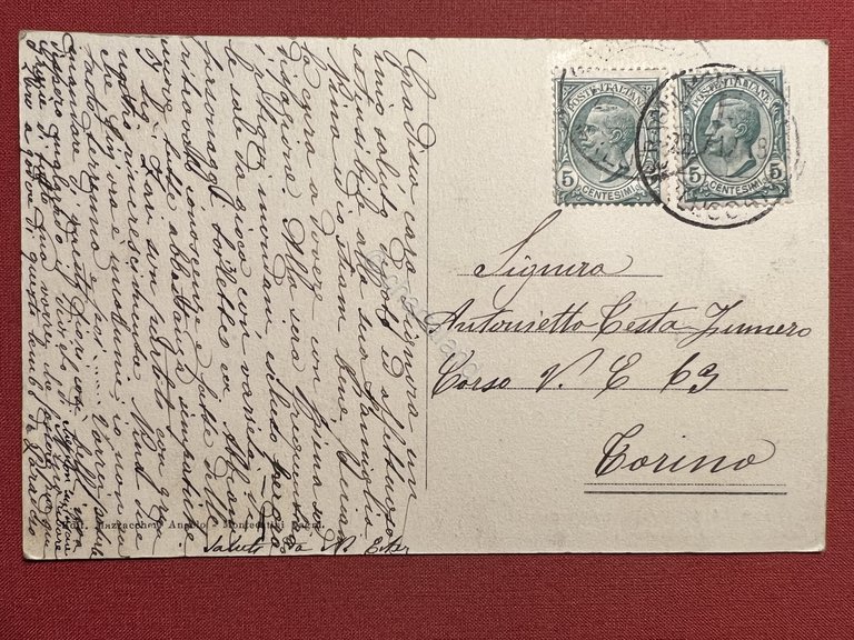 Cartolina - Grand Hotel Tettuccio Giacomelli - Bagni di Montecatini …