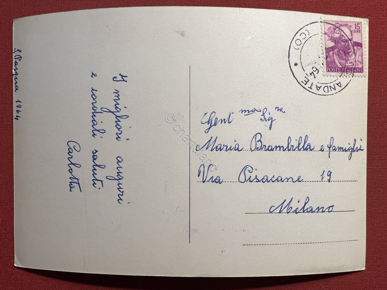 Cartolina - Grandate ( Como ) - Monastero S. Salvatore …