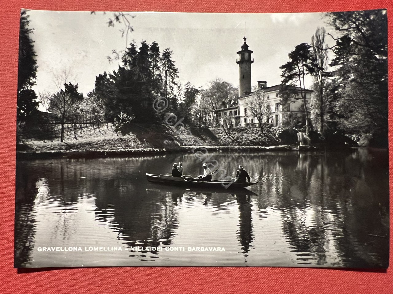 Cartolina - Gravellona Lomellina ( Pavia ) - Villa dei …