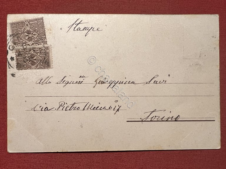 Cartolina - Grotta Azzurra - Capri - 1900 ca.