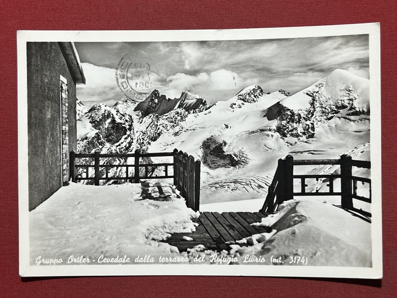 Cartolina - Gruppo Ortles - Cevedale dalla Terrazza del Rifugio …