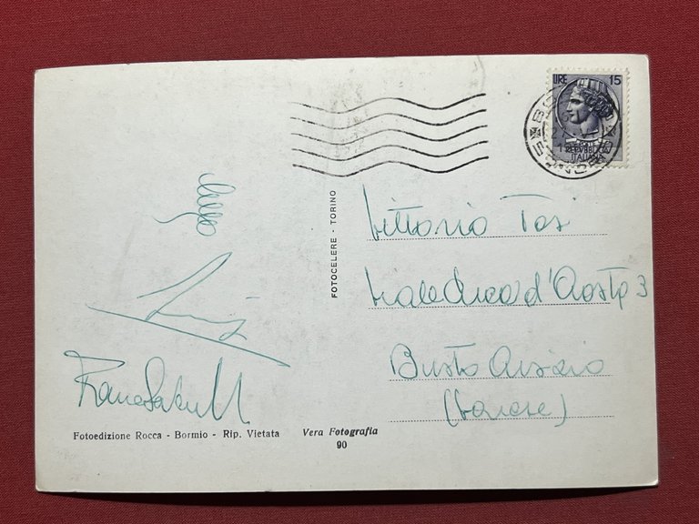 Cartolina - Gruppo Ortles - Cevedale dalla Terrazza del Rifugio …