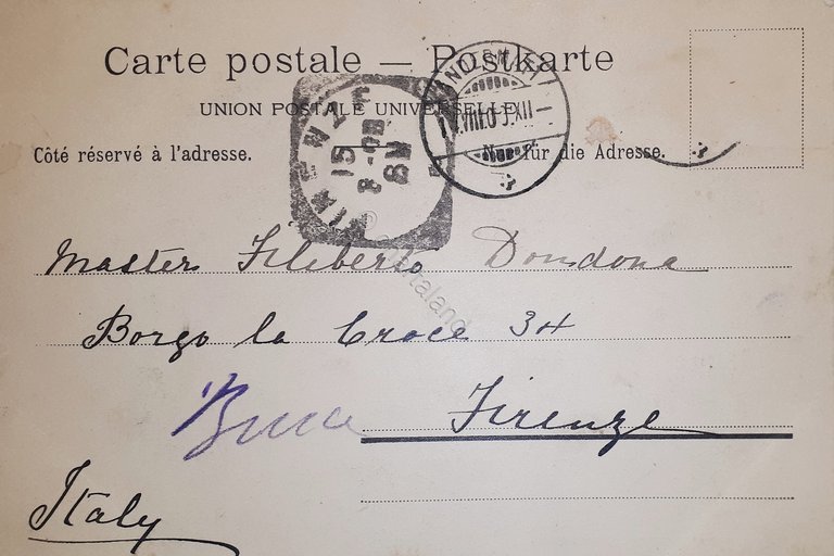 Cartolina - Gruss von Andermatt - Svizzera - 1908