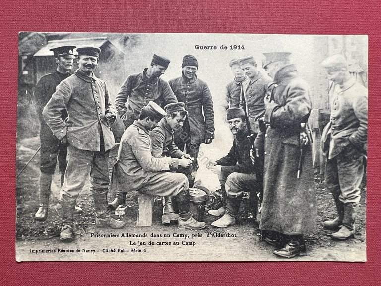 Cartolina - Guerre de 1914 - Prisonniers Allemands dans un … | Immagine Gallery 3
