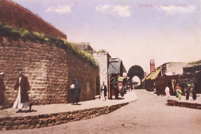 Cartolina - Homs - Syrie - Bazaar - 1900 ca. | Immagine Gallery 2
