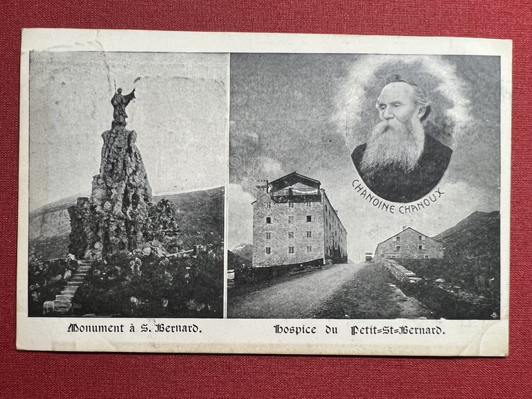 Cartolina - Hospice du Petit St. Bernard - Monument a …